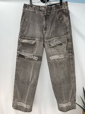 MARITHE + FRANCOIS GIRBAUD VINTAGE EMBROIDERED JEANS FTL-04-106